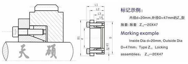 Z13型胀紧联结套