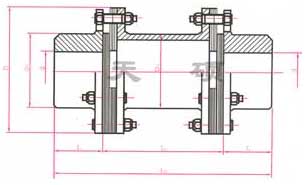 JZMJ型重型机械用膜片联轴器